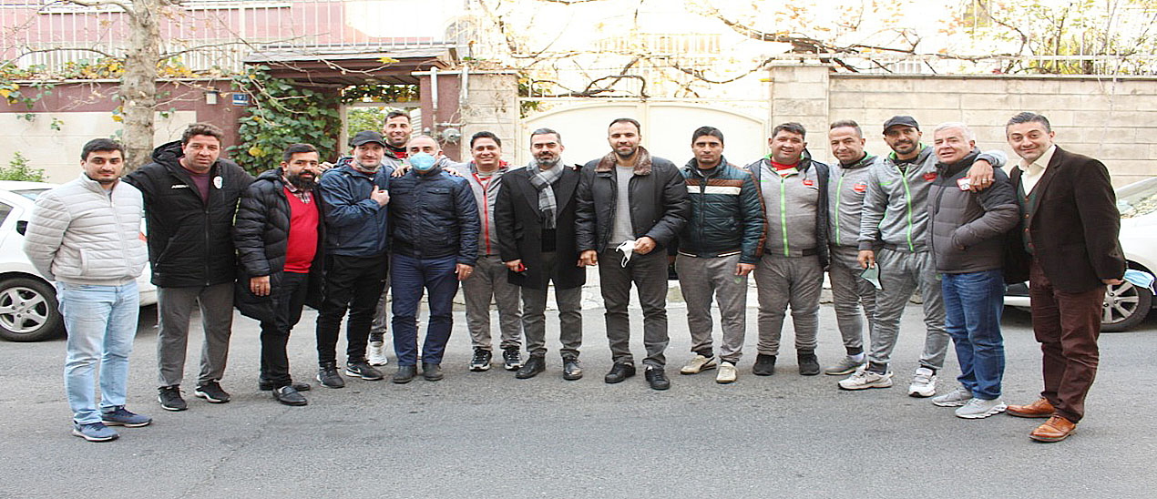 دیدار معاون باشگاه و تعدادی از اعضای آکادمی پرسپولیس با مجید پروین